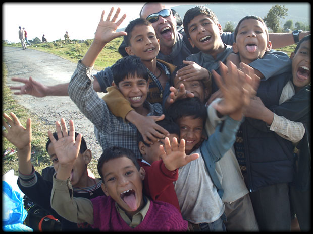 Children at Landing
