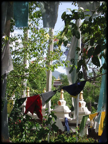 Flag-&-prayer-wheels-2